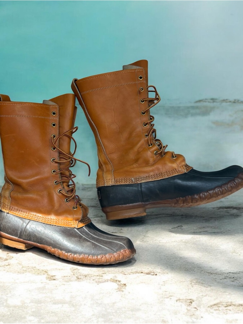L.L. Bean Tall Lace-Up Duck Boots